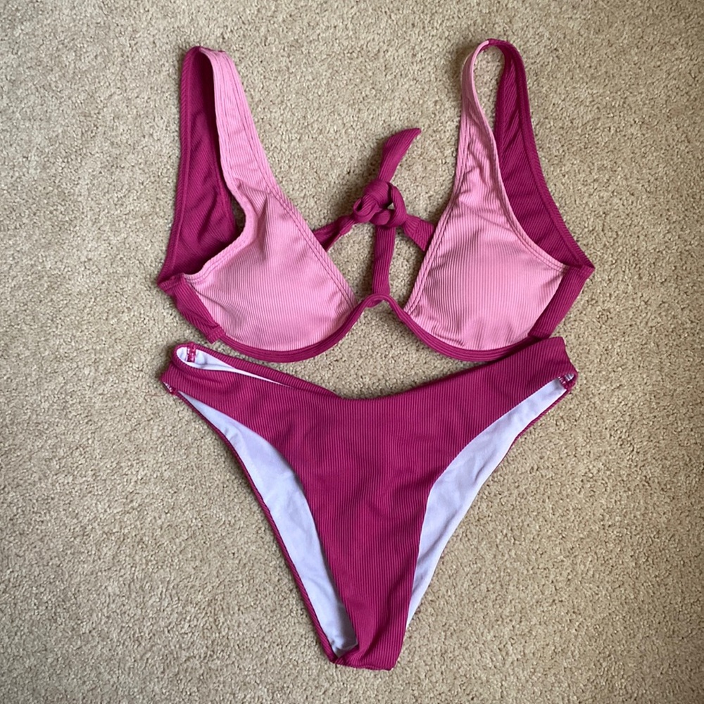 Color-block bikini